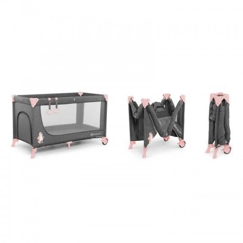 Бебешка кошара  KinderKraft Joy  Розова + Обиколник Cangaroo