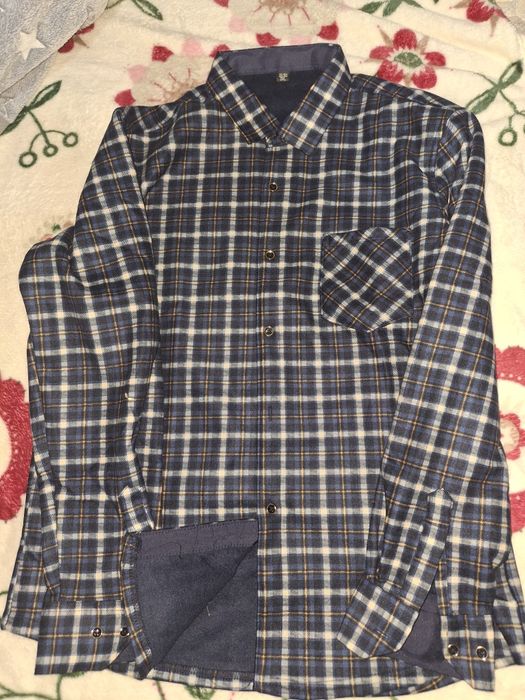 Camasă pt barbati de bumbac noua groasă de iarna