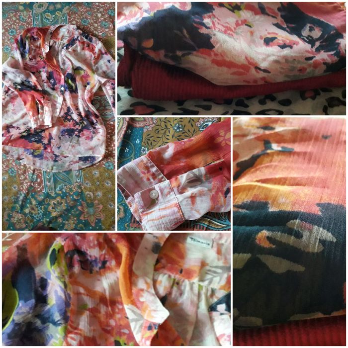 Vând pantalon catifea reiată,bumbac ,magenta, cadou bluză voal