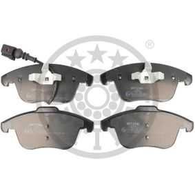 BP12440 Тормозные колодки комплект передние  OPTIMAL Германия