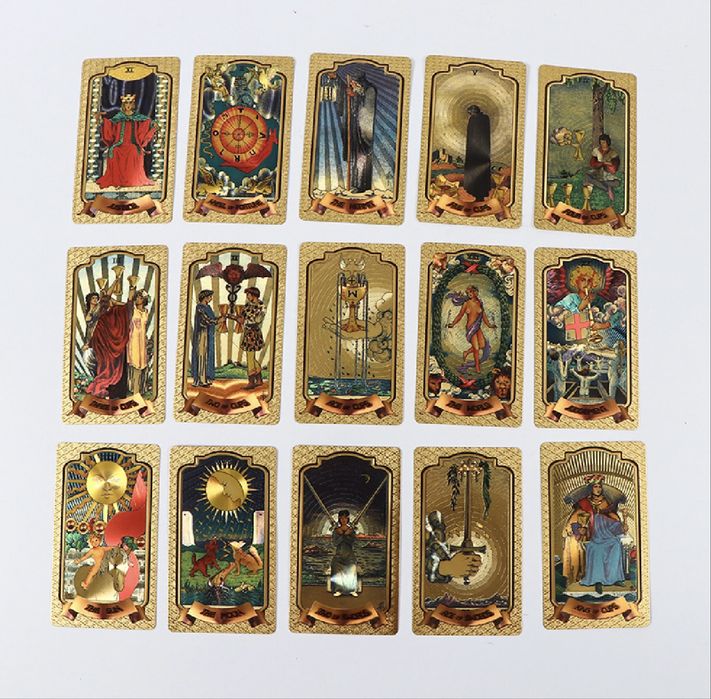 Таро Уэйта классические , большие, золотые подарочные, оригинал