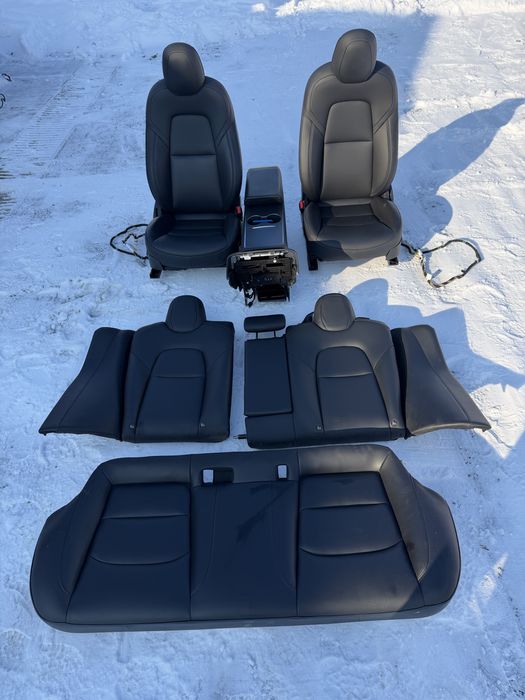 Interior piele / Tapiterie piele Tesla Model 3