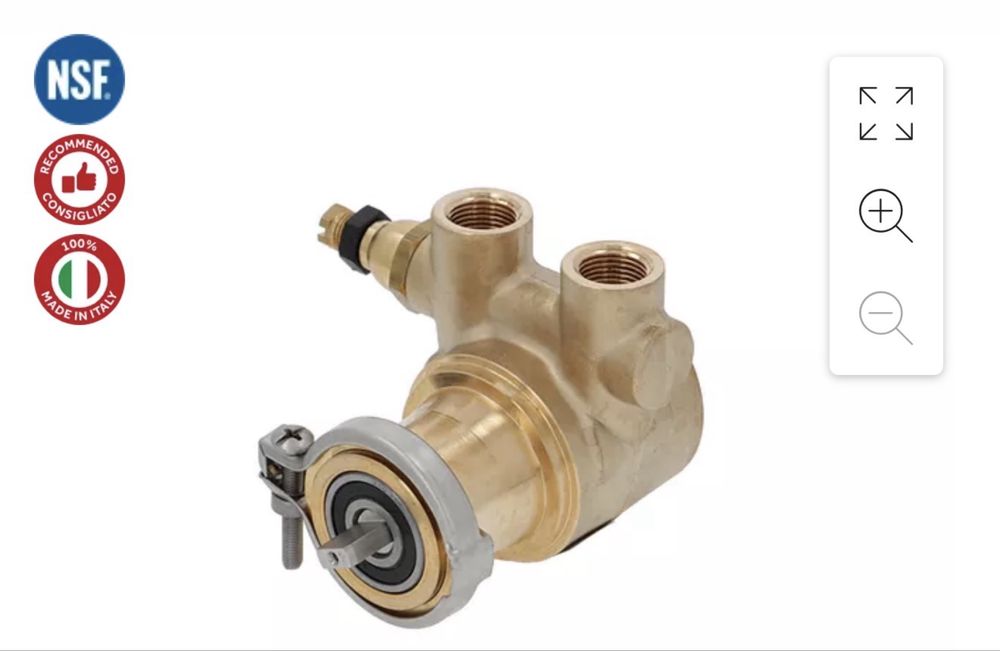 Насос помпа Fluid-o-Tech Rotoflow для кофемашины Made in Italy