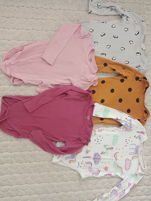 Пакет бодиков на девочку на 2-3 года ( за все 1500)