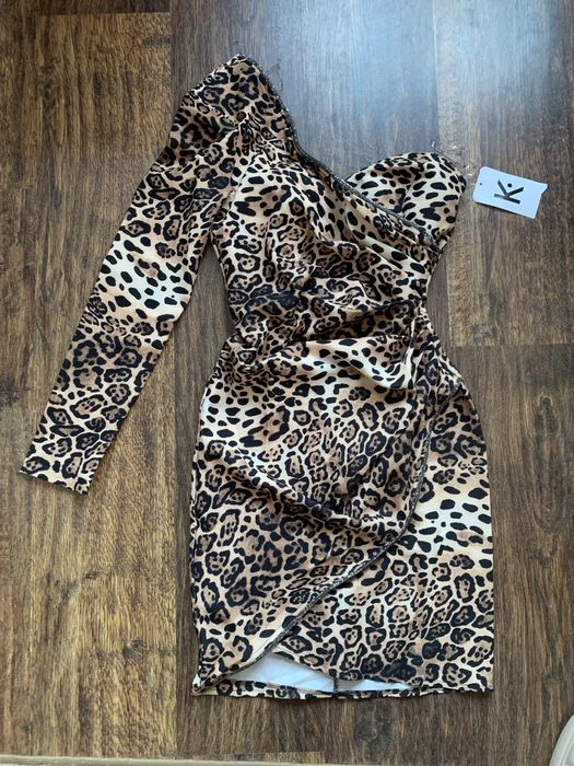 Rochie superba model pantera cu strasuri
