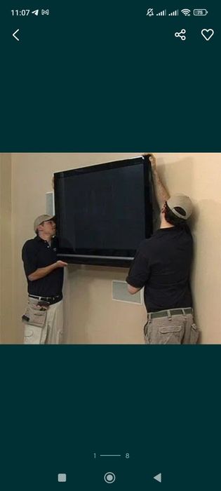 Телевизор деворга у́рнатиш установка телевизор на стену