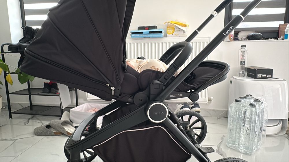 Carucior 3 in 1 Lionelo Mika Plus folosit 6 luni