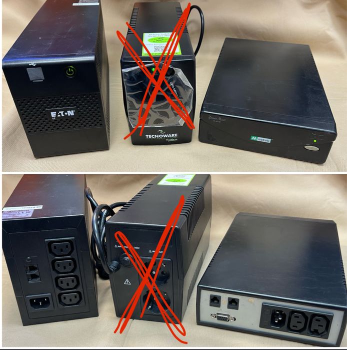 UPS аварийни непрекъсваеми захранвания нови батерии ю пи ес