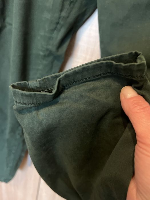 Pantaloni chino verde inchis marimea M