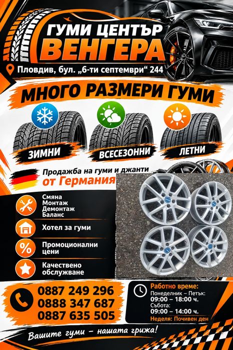 5/112/17цола Алуминиеви джанти за VOLKSVAGEN, Audi,  MERCEDES ,Skoda