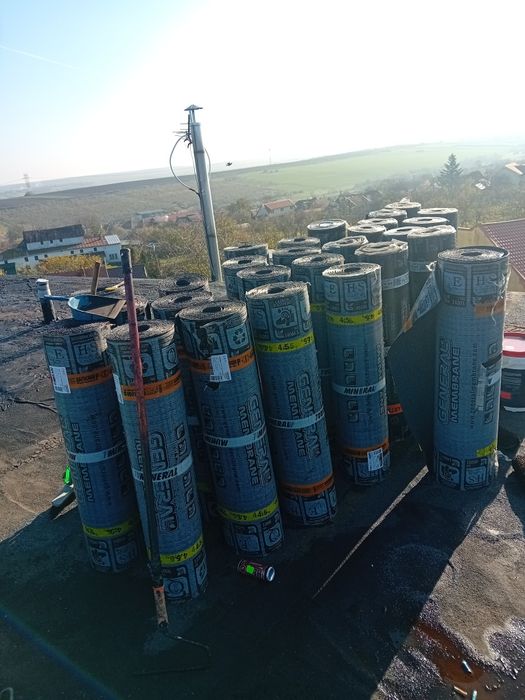 Hidroizolatii acoperise bloc ,hale,terase cu membrana bituminoasa...