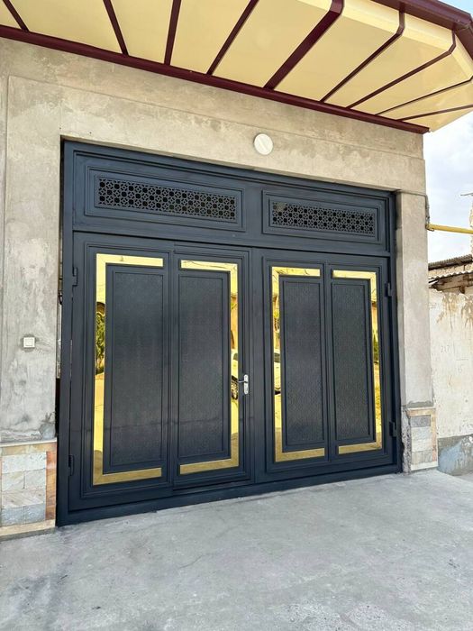 Металлические Железные Ворота, Temir darvoza, Naves, Навесы, Решетка