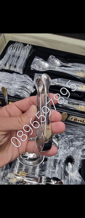 НОВ ! 72 части Цептер Zepter комплект сервиз набор прибори хранене cep