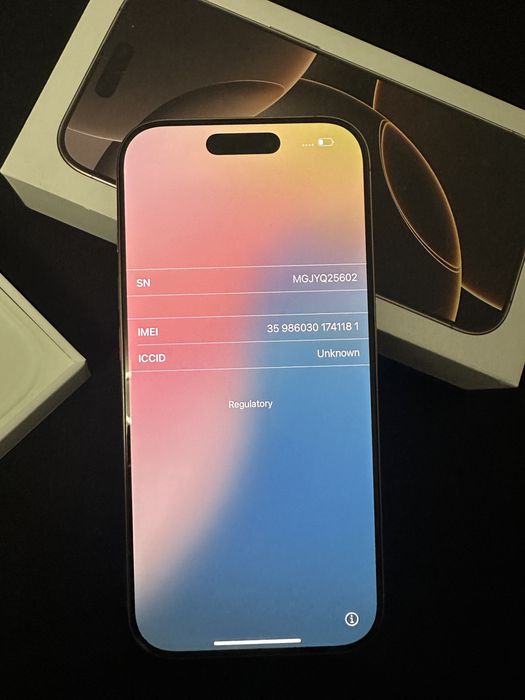 Iphone 16 pro Gold 512 GB