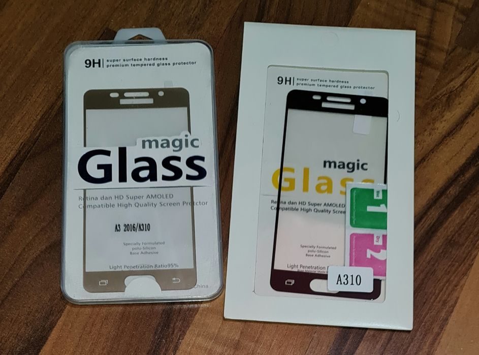 Folie sticla full cover originala SuperGlass Samsung Galaxy A3 2016