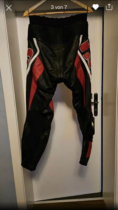 Кожен мото екип / мото гащеризон IXS, размер 50