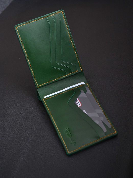 Portofel din piele naturala lucrat  Bi-fold Long CONCERIA WALPIER BUTTERO