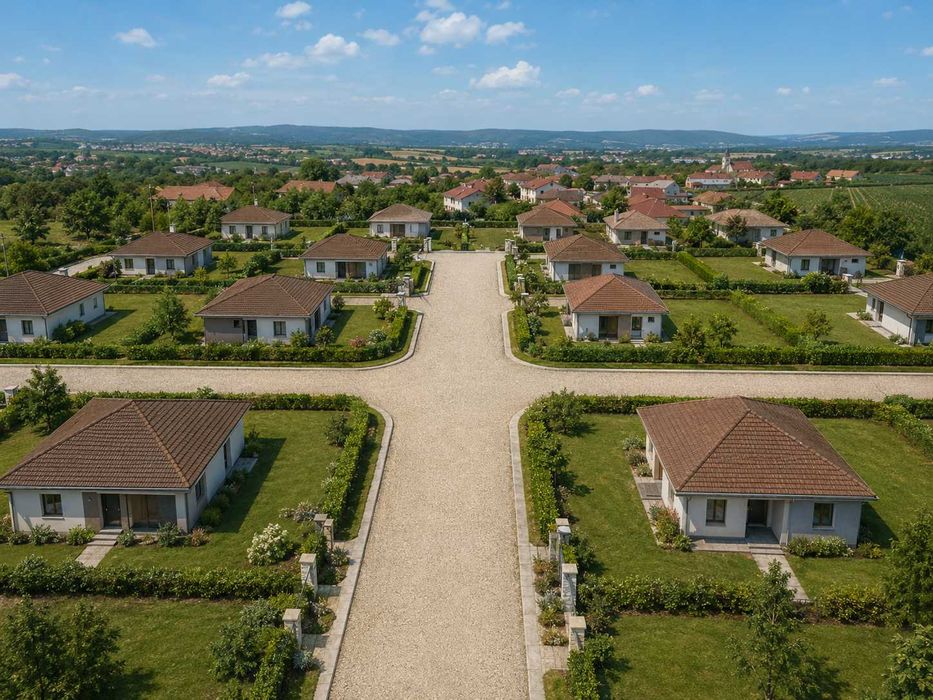 Teren pentru casa intravilan Mărtinești – utilități și drum incluse –