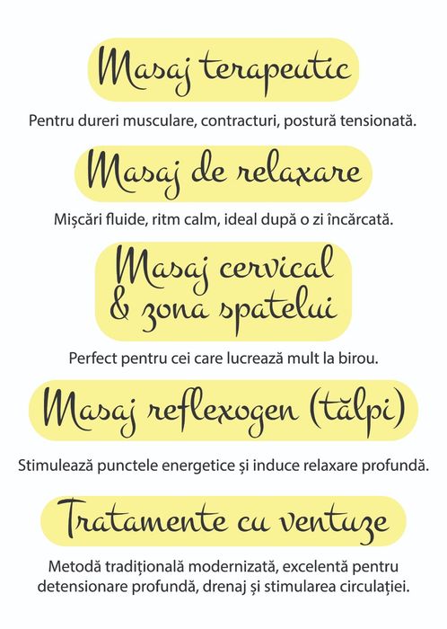 Masaj la domiciliu