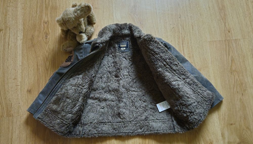 Haină de piele naturala pt. copii