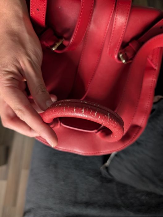 Червена раница Moschino