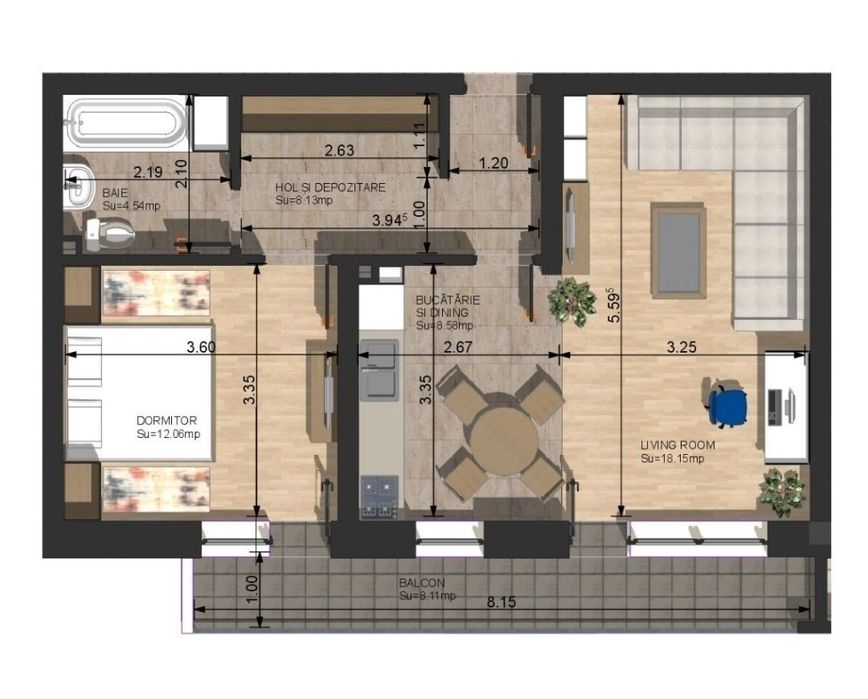 Apartament nou 2 camere Campulung Iezer Residence Direct Dezvoltator