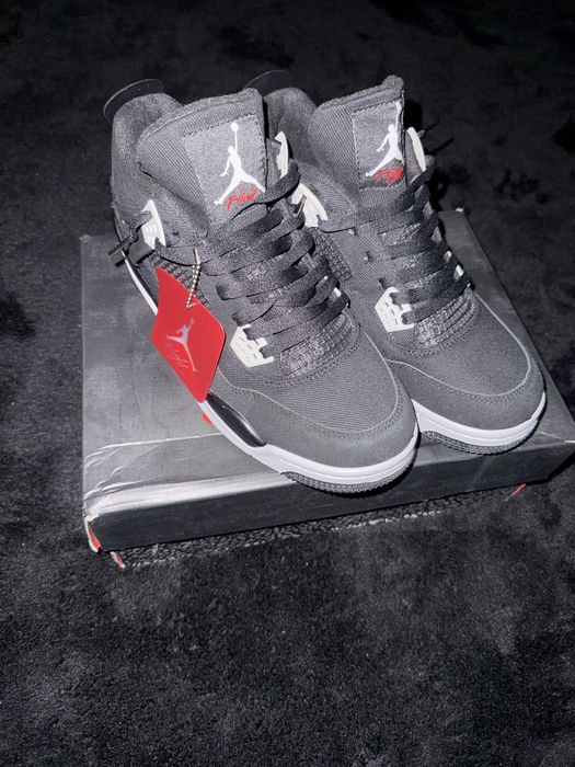 Jordan 4 Black Canvas