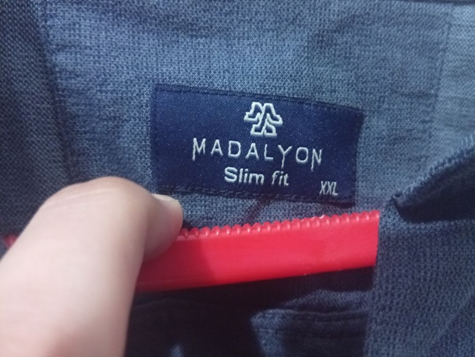 Летняя мужская рубашка [Цвет] (Легкая, как новая). Размер XXL