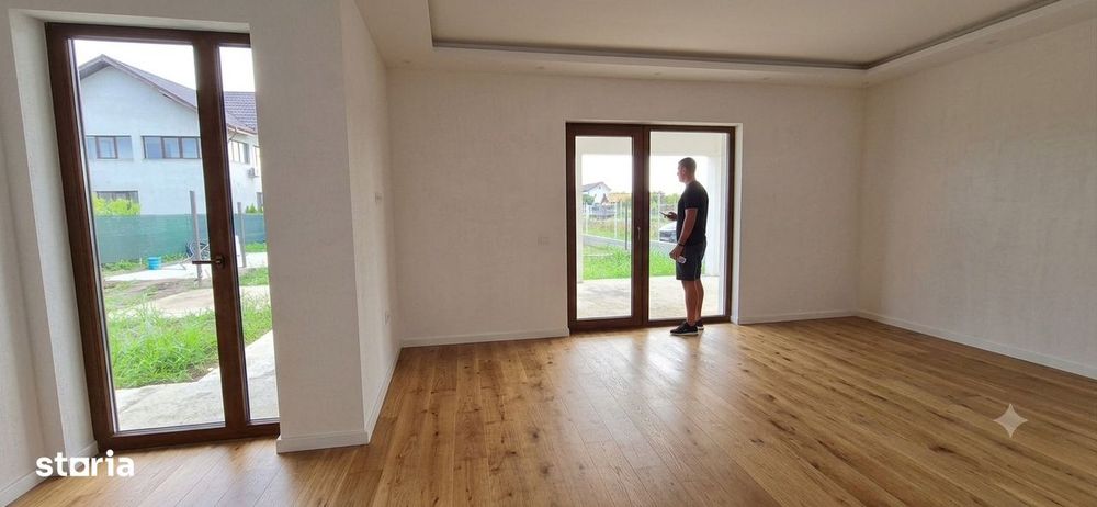 Clinceni casa parter,incalzire pardoseala, placa beton, dormitor 27mp.