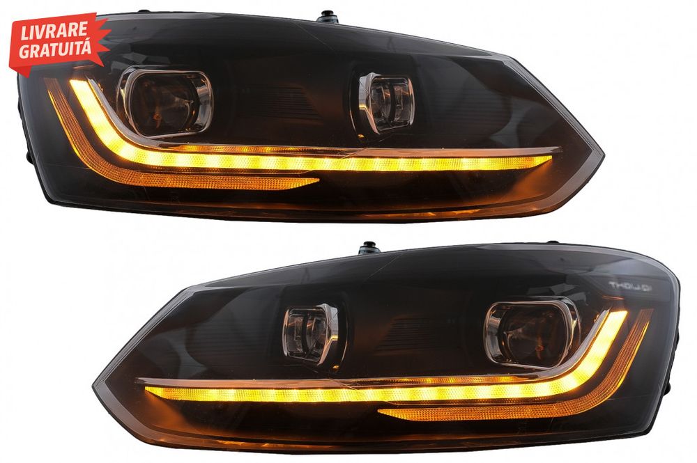 Faruri LED VW Polo 6R 6C (2010-2017) Semnalizare Dinamica