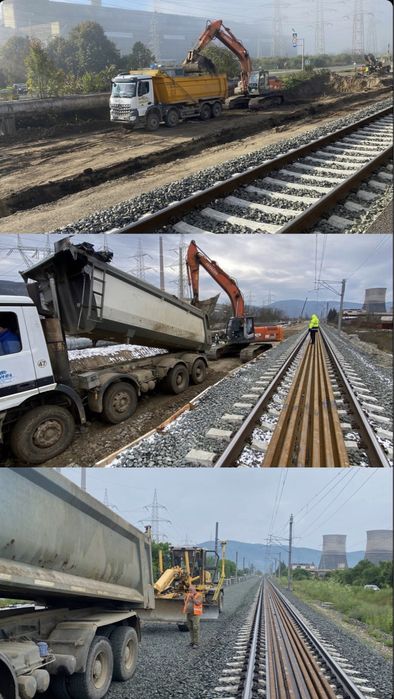 Inchiriez Excavator/Buldozer/Autogreder/Cilindru compactor/Trailer