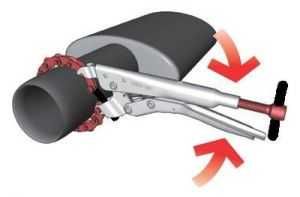 Клещи -Тръборез за рязане на ауспухови тръби