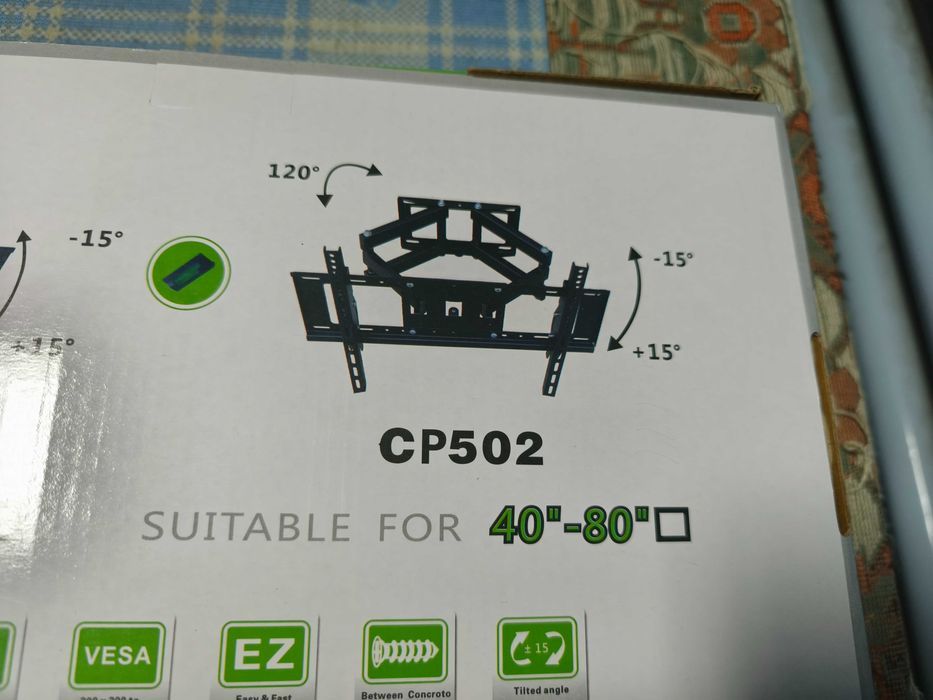 Suport TV reglabil 40 - 80 inch, max. 50 kg