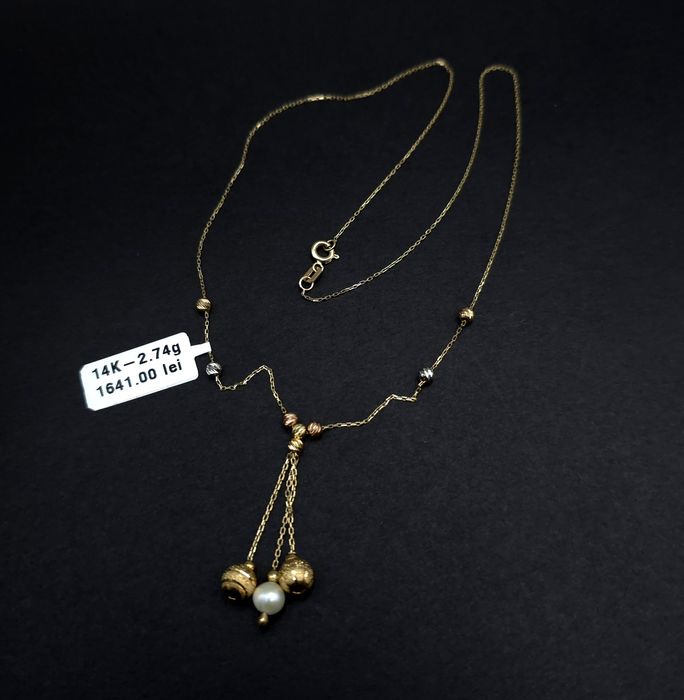 Bijuteria Royal lant din aur 14k  2.74 gr