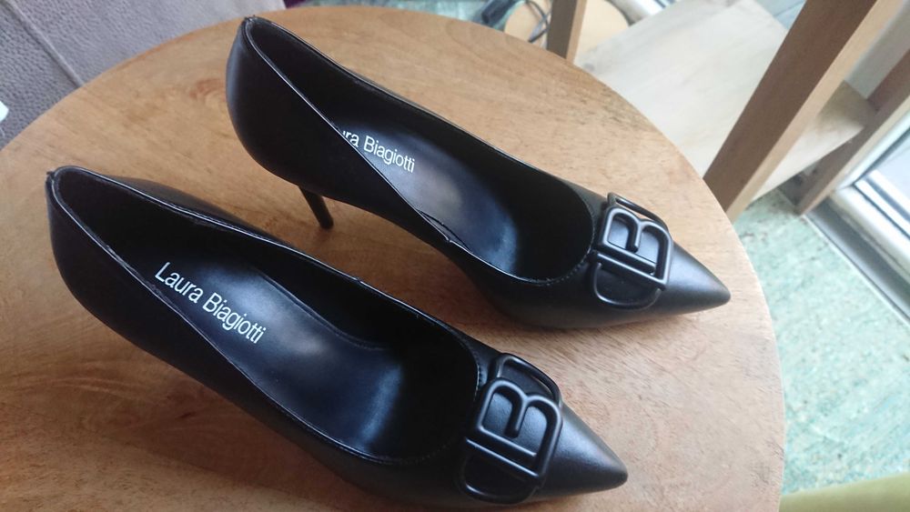 Pantofi Stiletto LIONETTA Calf / Black, NOI, nr. 35