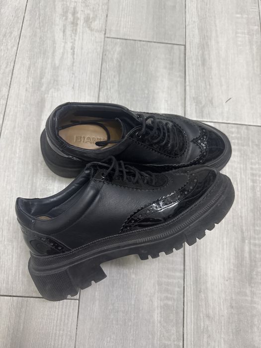 Черни Обувки Bianki ест. Кожа