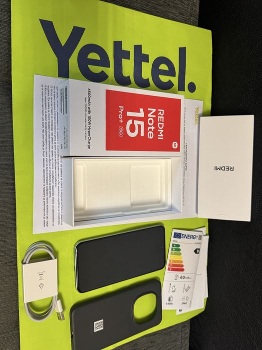 ЧИСТО НОВ 512GB Redmi Note 15 Pro Plus 5G Yettel Гаранция 2029 Blue
