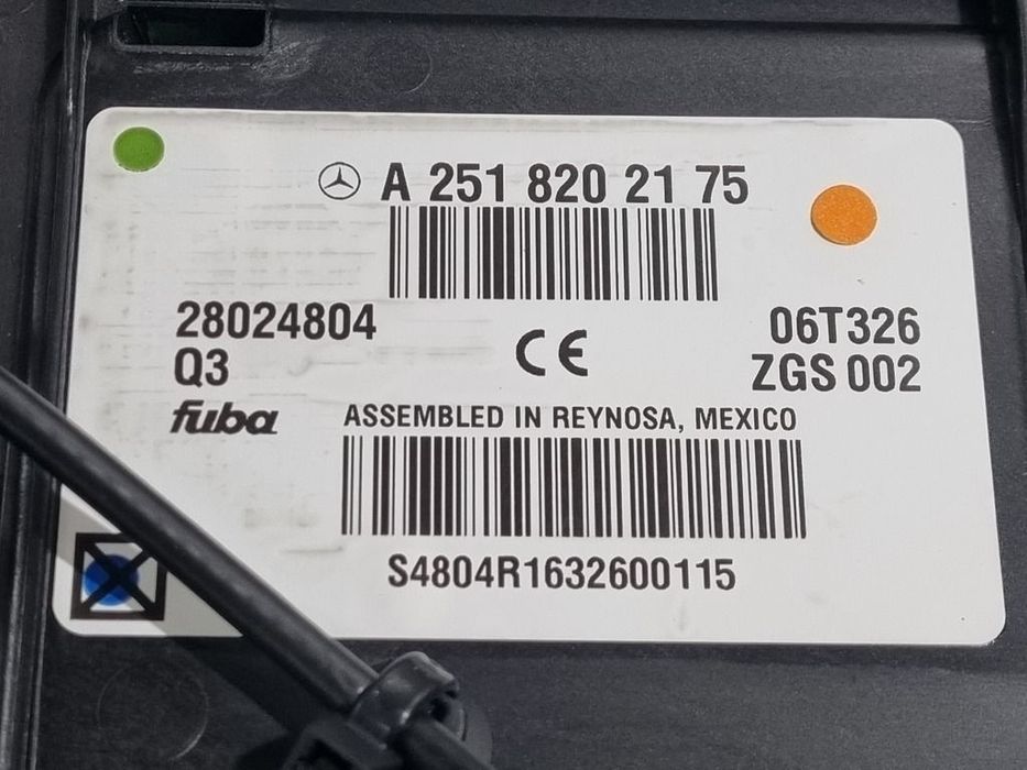 Antena Mercedes ML W164 2005 - 2008 SUV (1200) A2518202175