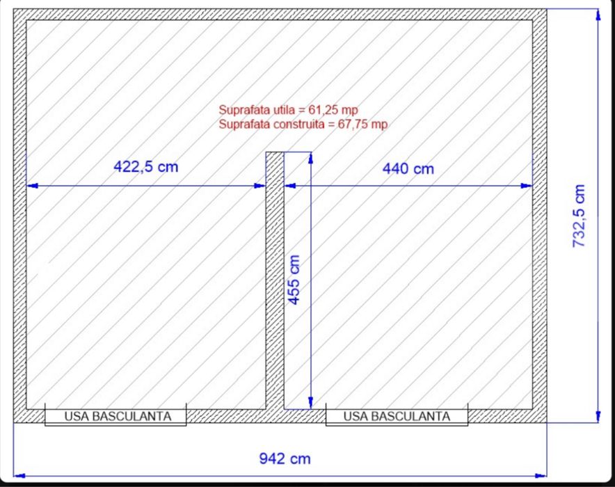 Spațiu investițional 61 mp cu 2 accese independente | Str. Săcel – Cartier Țilișca