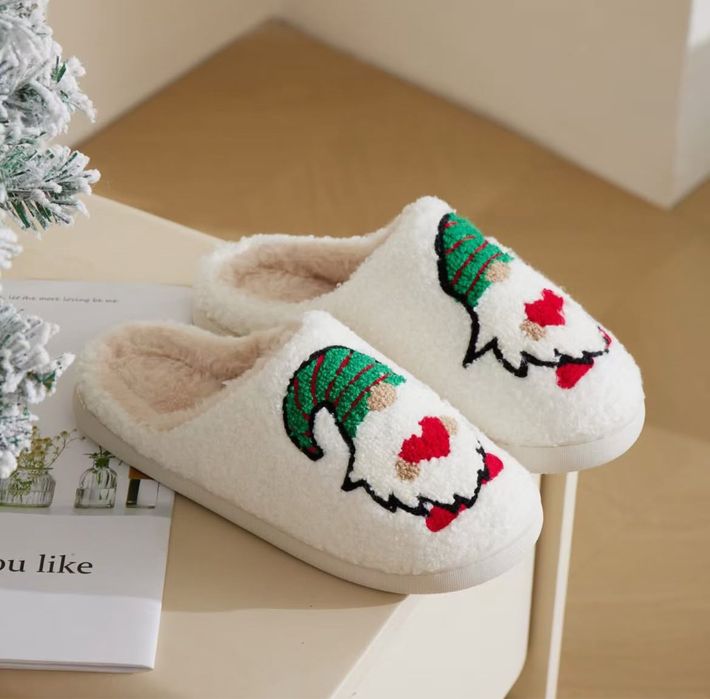 Тапочки новогодние гном