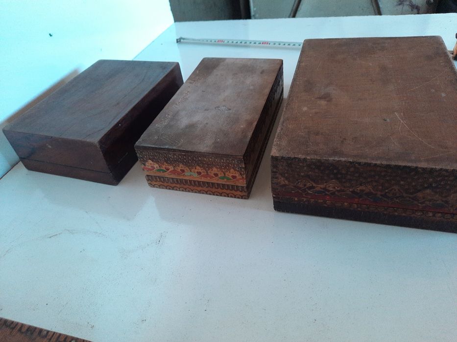 Ретро здрави Руски рисувани дървени кутий