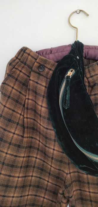 Тёплые штаны/брюки в клетку