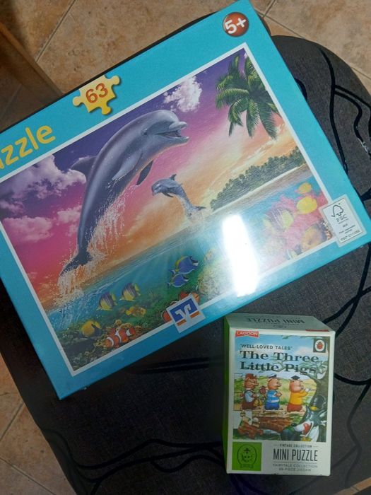 Пъзели: нови, неразпечатвани .