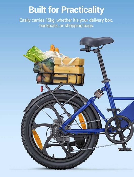 Сгъваемо електрическо колело HillMiles Mile 2 500W 36V 13Ah