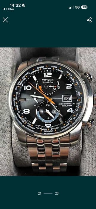 Citizen Eco Drive Радиосверяем
