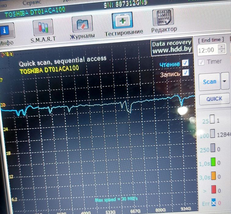 HDD Toshiba 1 Tb.
