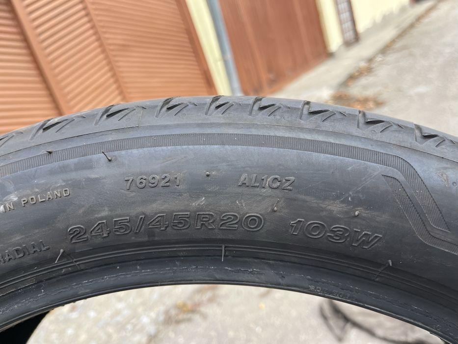 4 бр. летни гуми 245/45/20 и 275/40/20 Pirelli RSC DOT 0621/5020 4,5mm