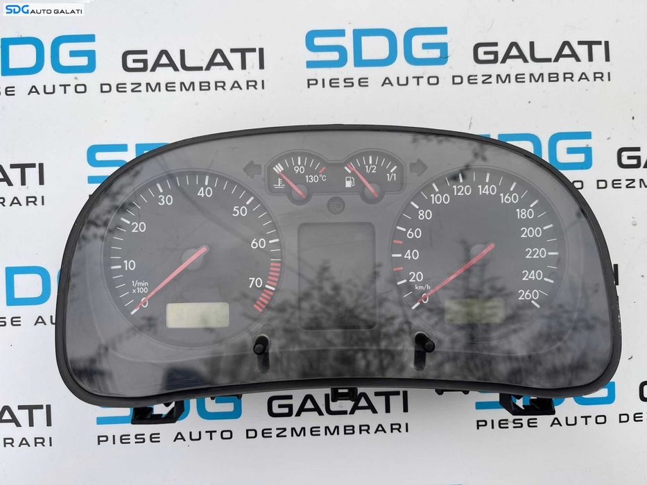 Ceas Ceasuri Cluster Instrumente Bord Volkswagen Golf 4 1.9 TDI 1998 - 2006 Cod 1J0920805B 0263628001 [B2961]