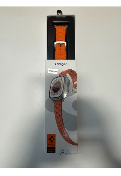 Husa Curea Silicon Impletit Spigen Ceas Apple Watch Cablu Usb