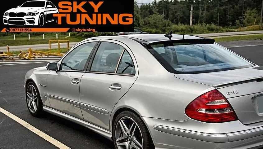 Mercedes W211 сенник за задно стъкло Мерцедес В211 спойлер за стъкло лип zadno stuklo Mercedes Benz e class е класа